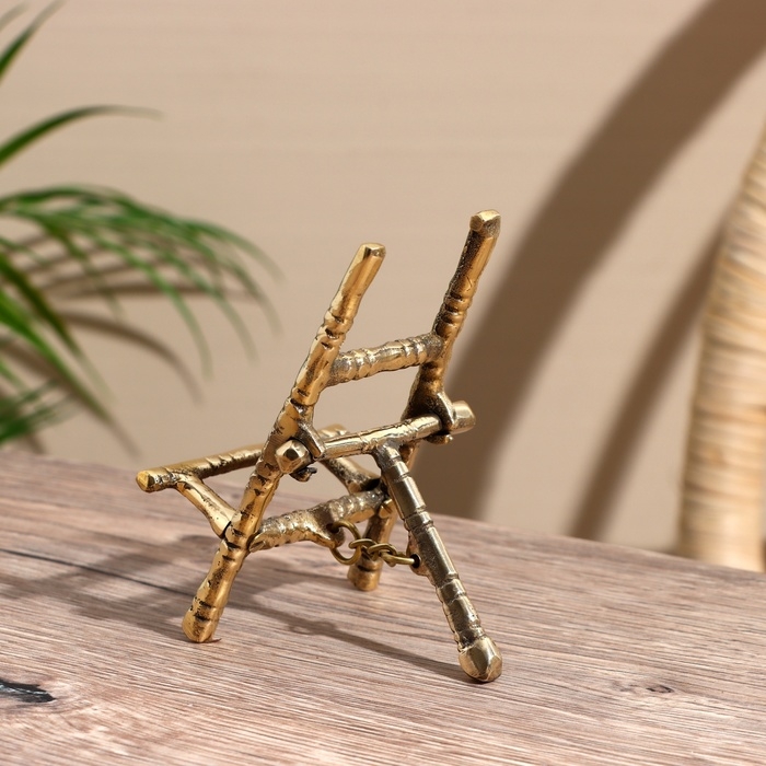 Мольберт мини  Мольберт мини "Стэн" латунь 8х6х10,5 см