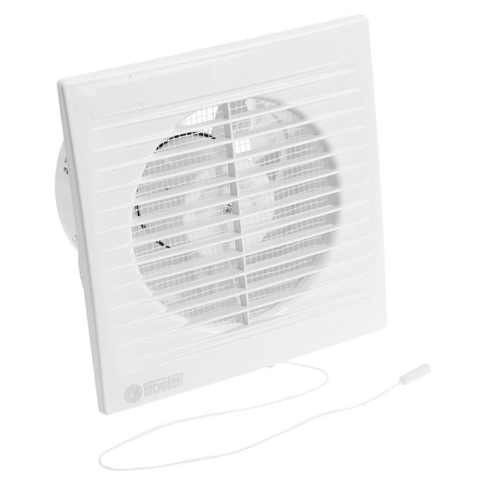 Вентилятор вытяжной Вентилятор вытяжной "КосмоВент" В125ВКш, d=125 мм, 12 Вт, 222 м³/ч, с выключ, подшипник