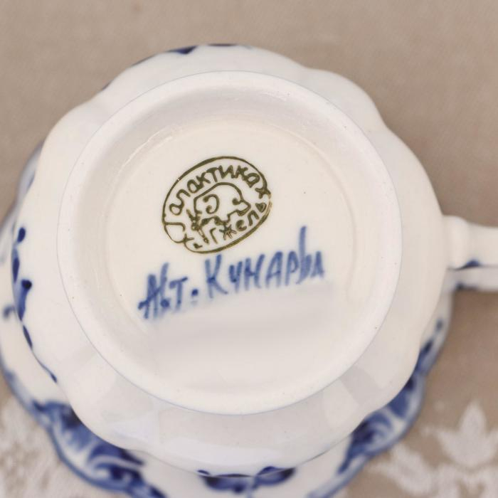 Чашка «Валерия», H=8,5 см, гжель Чашка «Валерия», H=8,5 см, гжель