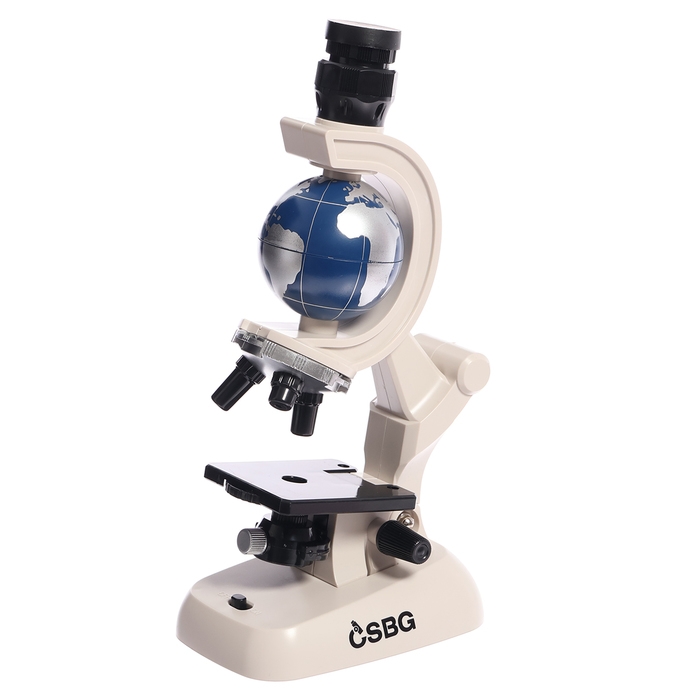 Микроскоп, с планетой, держатель для телефона, подсветка, увеличение x100, x400, x1200 Микроскоп, с планетой, держатель для телефона, подсветка, увеличение x100, x400, x1200