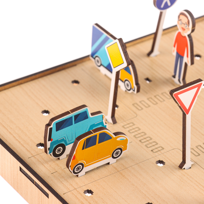 Головоломка «Дорожные знаки. Изучаем ПДД» Головоломка «Дорожные знаки. Изучаем ПДД»