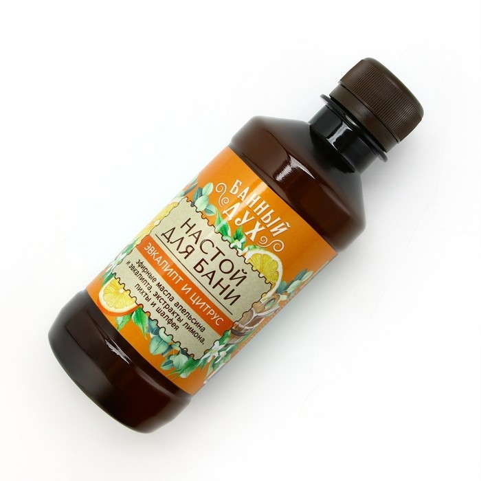 Настой для бани «Эвкалипт и цитрус», 250 мл, аромат эвкалипта и цитруса, БАННЫЙ ДУХ
