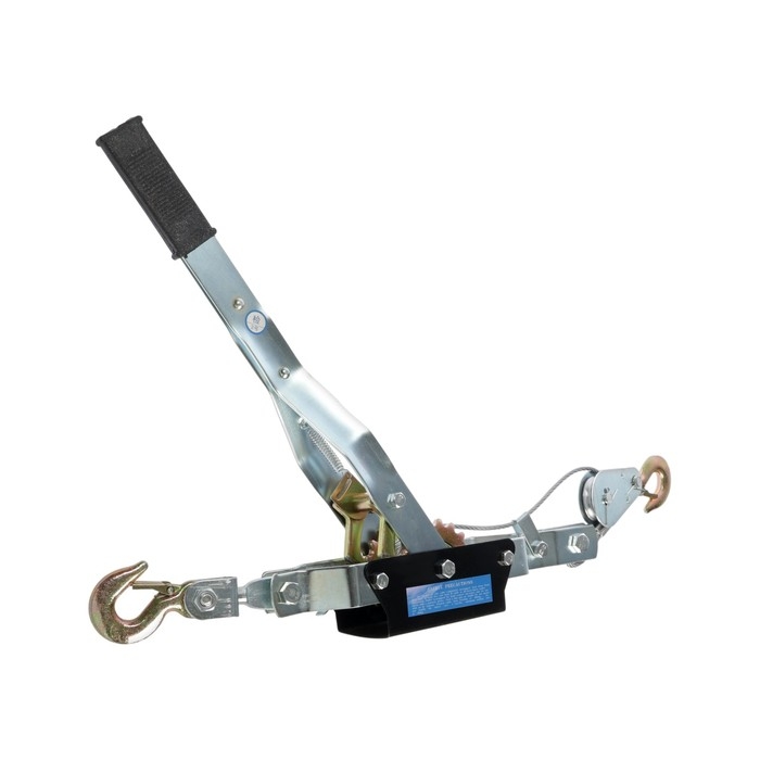 Лебедка рычажная ТУНДРА, двойное храповое колесо, тяга 4 т (подъем 1.6 т), трос 2.5 метра Лебедка рычажная ТУНДРА, двойное храповое колесо, тяга 4 т (подъем 1.6 т), трос 2.5 метра