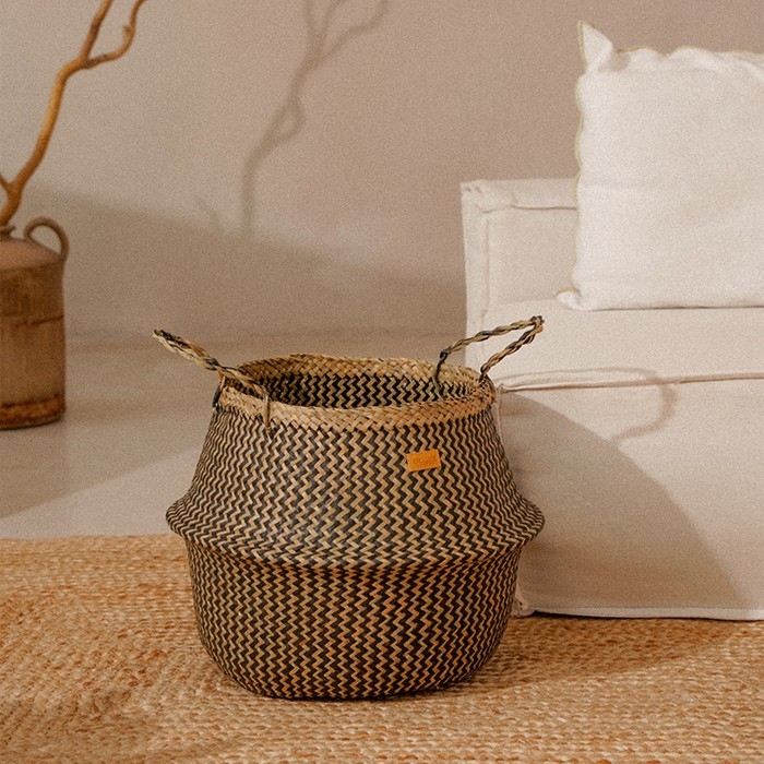 Корзина для белья плетеная круглая SL Home «Сорренто», камыш, 35×45 см Корзина для белья плетеная круглая SL Home «Сорренто», камыш, 35×45 см