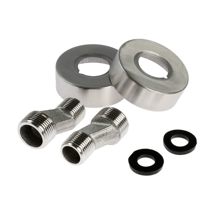 Смеситель для ванны ZEIN ZS5, короткий излив, с душевым набором, нержавеющая сталь, сатин Смеситель для ванны ZEIN ZS5, короткий излив, с душевым набором, нержавеющая сталь, сатин