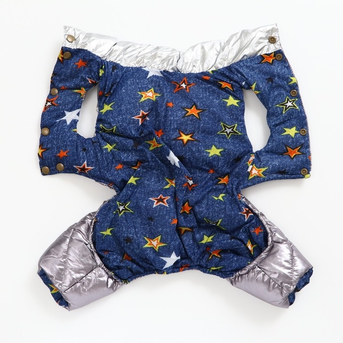 Комбинезон "Комета", размер 8 (ДС 23 см, ОГ 30, ОШ 22 см), серебряный