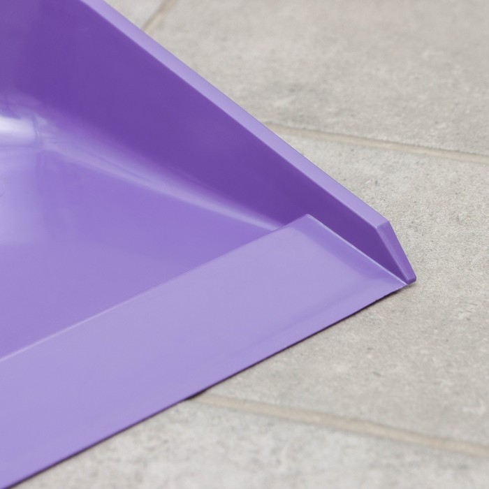 Совок для мусора квадратный с ручкой, МИКС Совок для мусора квадратный с ручкой, МИКС