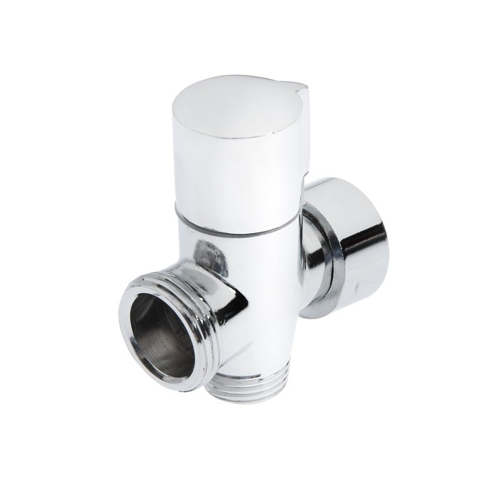 Дивертор ZEIN Z740, для смесителя, корпус цинк, керамика, с круглой гайкой, цвет хром Дивертор ZEIN Z740, для смесителя, корпус цинк, керамика, с круглой гайкой, цвет хром