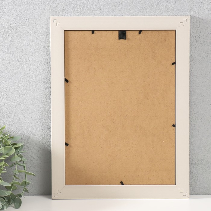 Фоторамка пластик формат А4 Фоторамка пластик формат А4 " Дуги" белая 34,7х26 см