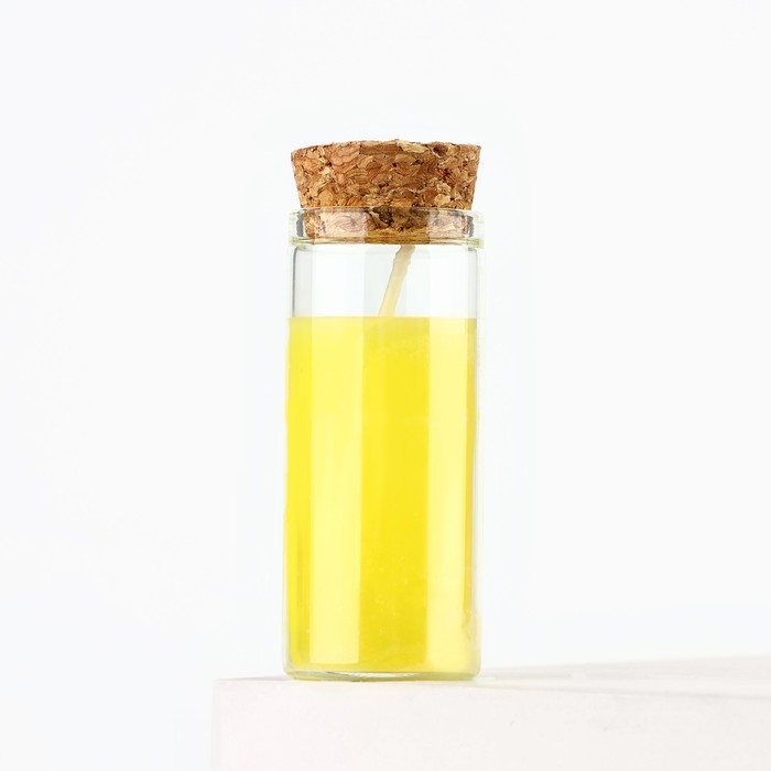 Свеча в колбе «Миндаль», высота 8 см Свеча в колбе «Миндаль», высота 8 см