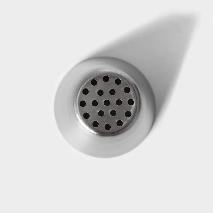 Насадка кондитерская KONFINETTA «Травка», d=3,5 см, выход d=1,9 см, нержавеющая сталь Насадка кондитерская KONFINETTA «Травка», d=3,5 см, выход d=1,9 см, нержавеющая сталь