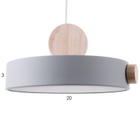 Светильник BayerLux 2034840/1 LED 8Вт 3 режима 3000-6000К серый 20х21,5х17 см