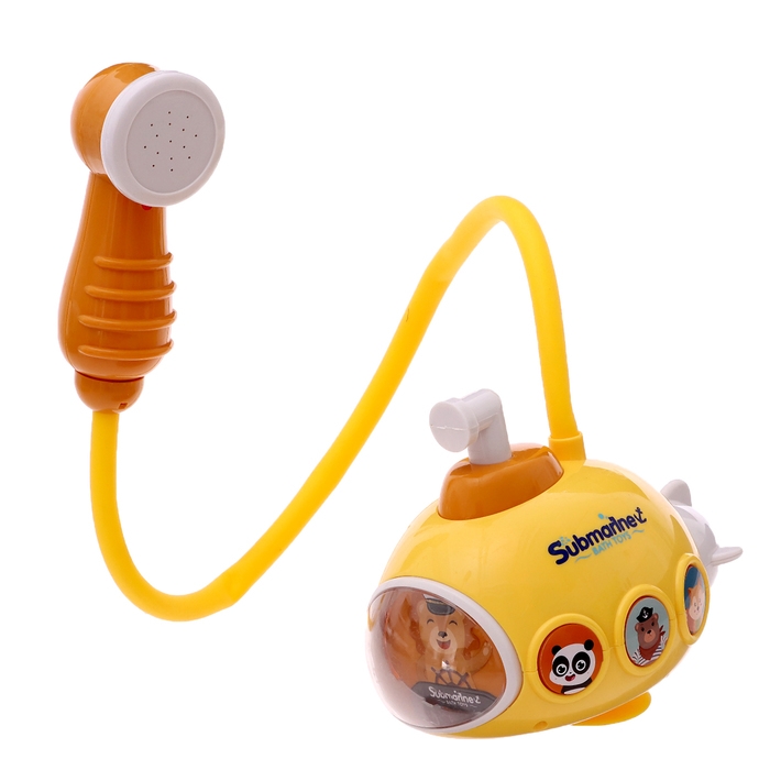 Детский душ для ванны &laquo;Подводная лодка&raquo;, работает от батареек, цвет МИКС