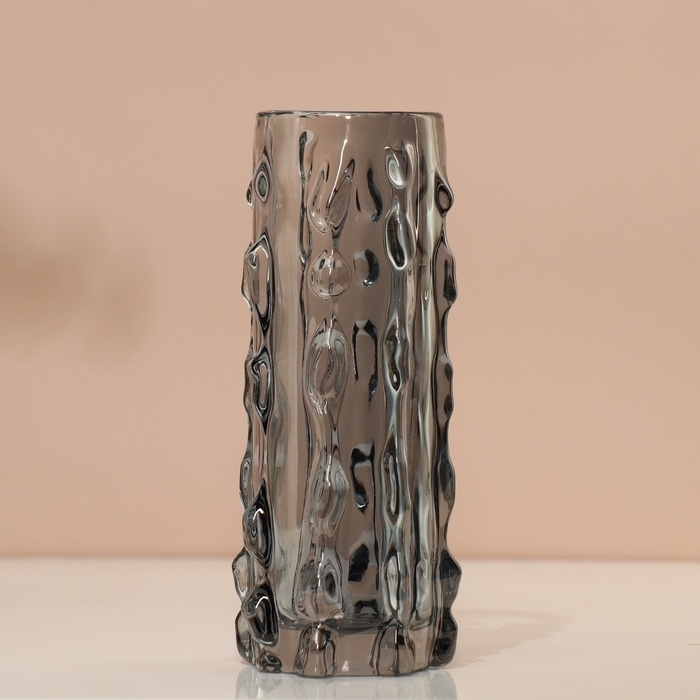 Ваза для цветов «Джорджия» из прозрачного черного стекла 18 х 6 х 6 см Ваза для цветов «Джорджия» из прозрачного черного стекла 18 х 6 х 6 см