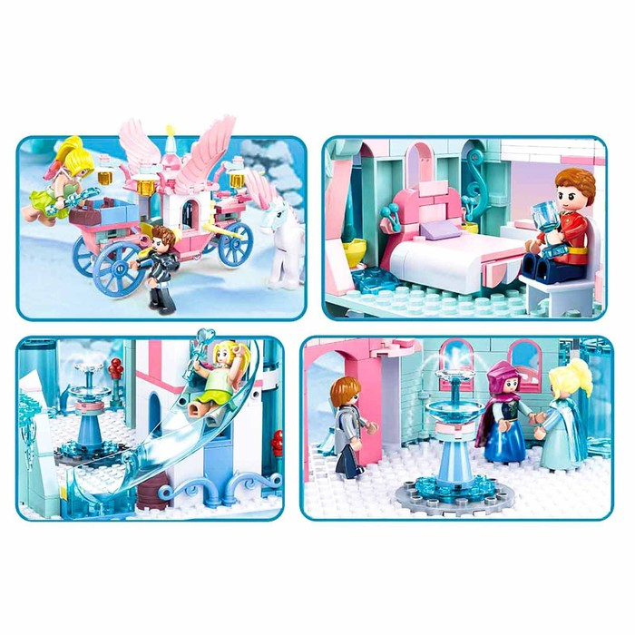 Конструктор Розовая Мечта «Зимние сказки», 1324 детали Конструктор Розовая Мечта «Зимние сказки», 1324 детали