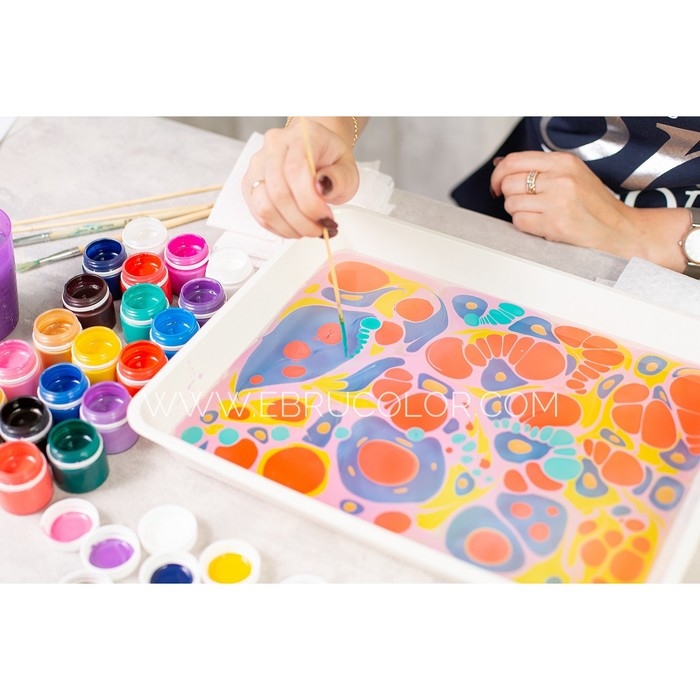 Набор Эбру Знакомство, 7 цветов, 20 мл Набор Эбру Знакомство, 7 цветов, 20 мл