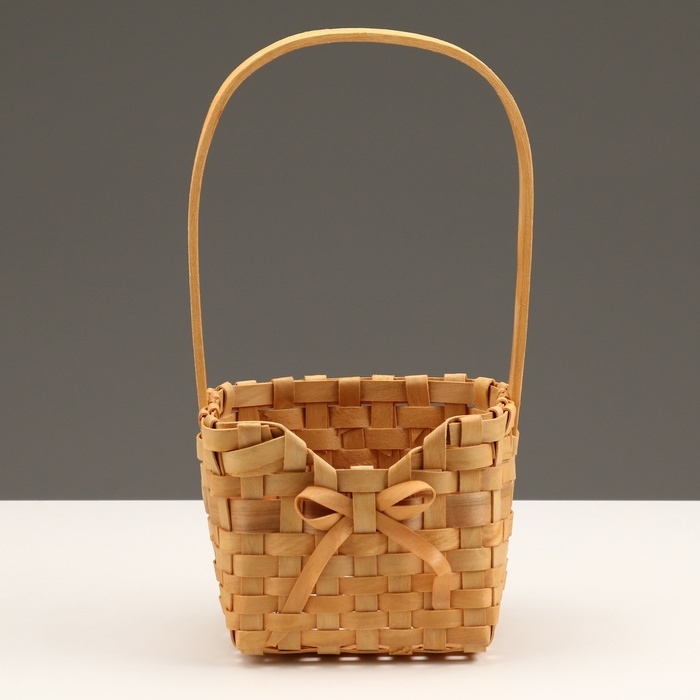 Корзина плетеная,14 x 13 x 10,5/26 см, секвойя Корзина плетеная,14 x 13 x 10,5/26 см, секвойя