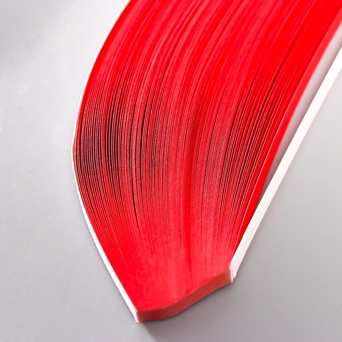 Полоски для квиллинга 120 полосок плотность 120 гр Полоски для квиллинга 120 полосок плотность 120 гр "Красные" ширина 0,5 см длина 53 см