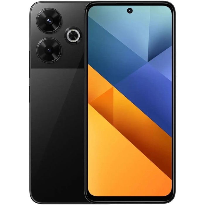 Смартфон Xiaomi POCO M6, 6.79 Смартфон Xiaomi POCO M6, 6.79", 6Гб, 128Гб, 108 Мп, 2 Мп, 2 Sim, NFC, 5030мАч, черный