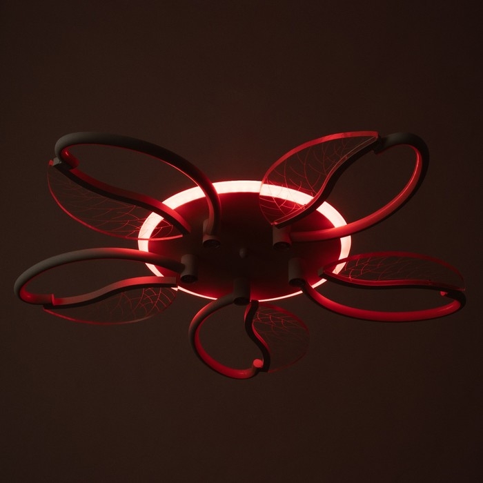 Люстра Люстра "Астрид" 5хLED 110Вт 3000-6000К RGB белый 65х65х8см