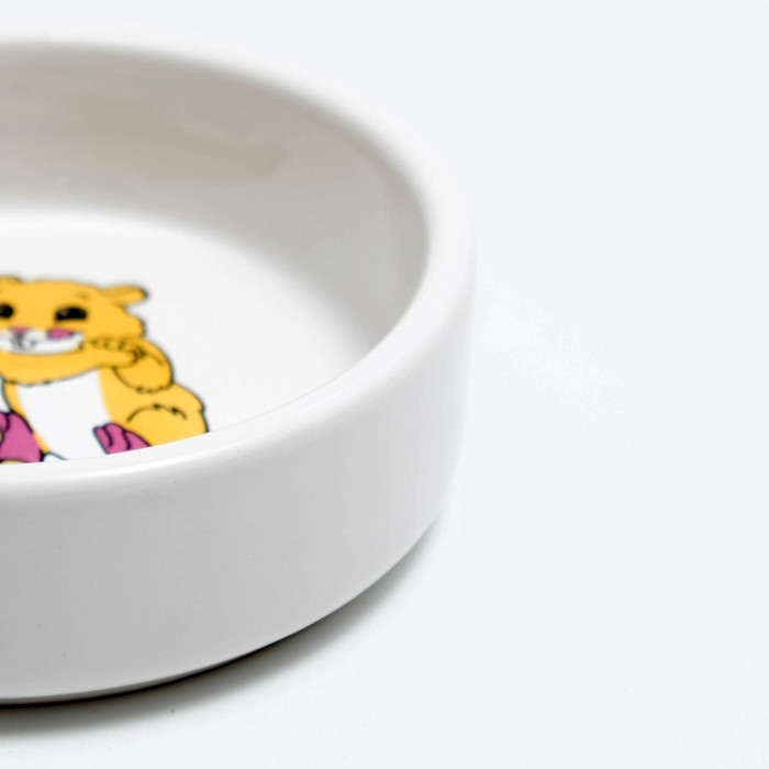 Миска керамическая для грызунов Миска керамическая для грызунов "Хомячок" 80 мл 8,5 х 3 см