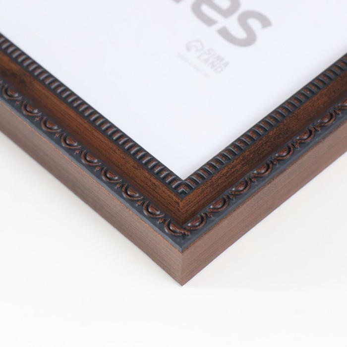 Фоторамка пластик Фоторамка пластик "Кружево" 21х30 см, шоколад