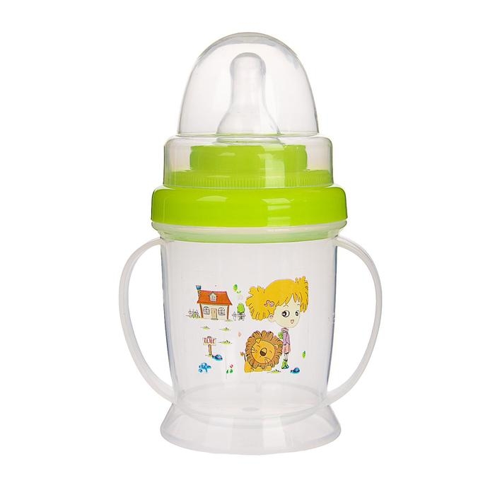 Набор детской посуды, 4 предмета: миска, ложка, вилка, бутылочка 200 мл, цвета МИКС Набор детской посуды, 4 предмета: миска, ложка, вилка, бутылочка 200 мл, цвета МИКС