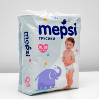 Подгузники-трусики Mepsi размер XL (12-22 кг), 38 шт