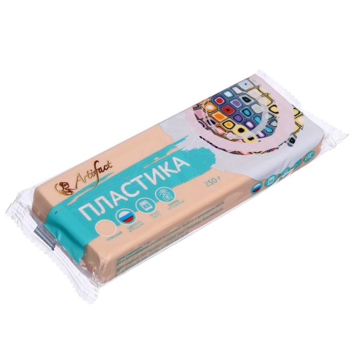 Пластика - полимерная глина, 250 г, телесный Пластика - полимерная глина, 250 г, телесный