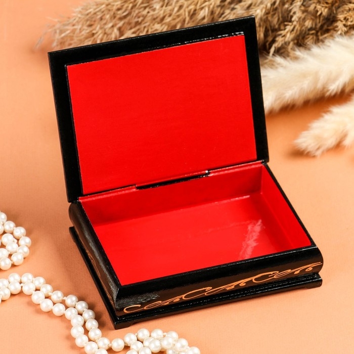 Шкатулка «Ландыши в кувшине», 10×14 см, лаковая миниатюра Шкатулка «Ландыши в кувшине», 10×14 см, лаковая миниатюра