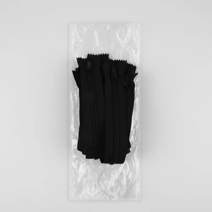 Молния «Спираль», №7, неразъёмная, обувная, замок автомат, 30 см, чёрная