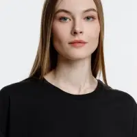 Футболка оверсайз унисекс Base Space, черная, размер XL/XXL