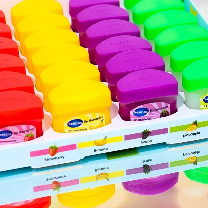 Вазелин косметический для губ, микс цветов и ароматов Вазелин косметический для губ, микс цветов и ароматов