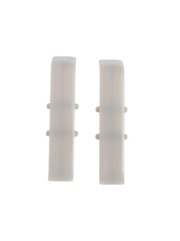 Соединитель для плинтуса &laquo;Деконика&raquo;, 70 мм, 2 штуки, цвет 002 светло-серый