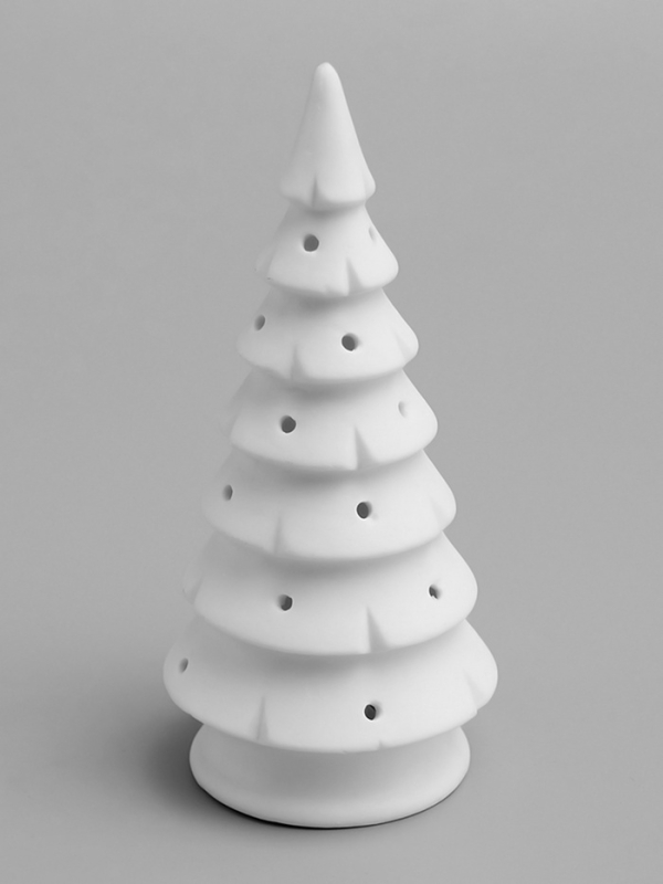 Светодиодная фигура "Елка" 15.1х6.7х6.7 см, 1 LED, LR44x3(в компл.), свечение тёплое белое