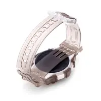 Часы наручные электронные, детские, ремешок силикон, серые