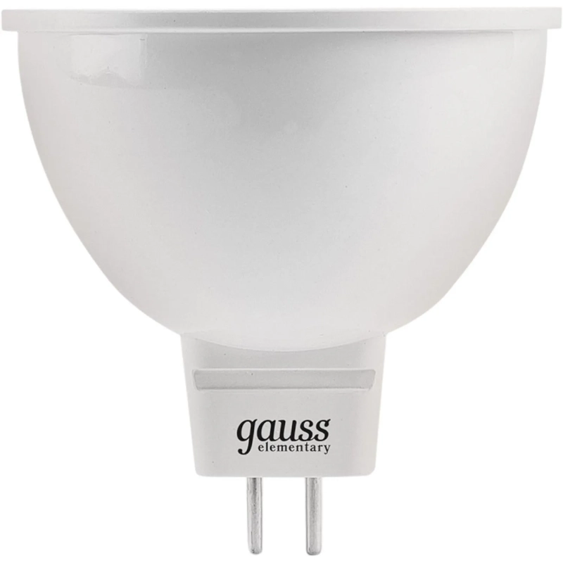Лампа светодиодная Gauss LED Elementary MR16 GU5.3 5.5Вт 3000К, 13516