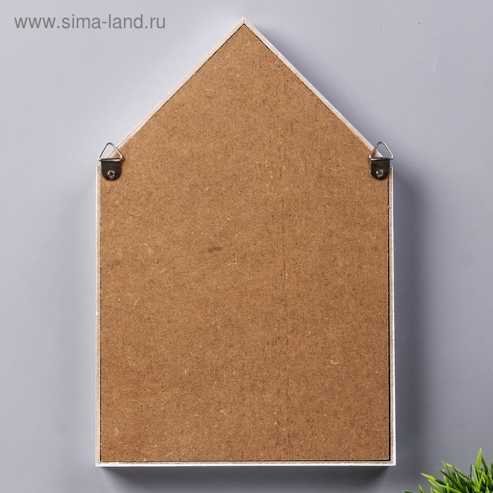 Крючки декоративные дерево Крючки декоративные дерево "Дом с ключами" белая 24х16х2 см