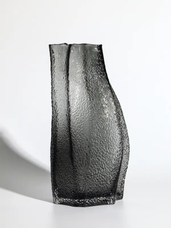 Ваза для цветов &laquo;Дженис&raquo;, 30&times;15&times;9.5 см, стекло, серая