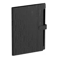 Папка А4, 12 отделений, Your Way, 600 мкм, на кнопке, черная