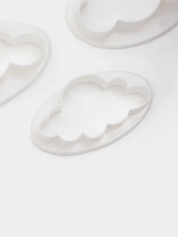 Формы для вырезания теста и мастики Доляна, набор 5 шт., 7.8&times;4.6&times;1 см, пластик, белые