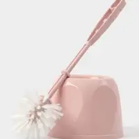 Ёршик для унитаза &laquo;Блеск. Стандарт&raquo;, 15&times;15&times;39 см, с подставкой, розовый