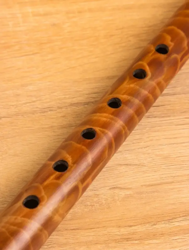 Сувенирный музыкальный инструмент  Сувенирный музыкальный инструмент "Флейта" бамбук, цв. коричневый, 40х3х3 см