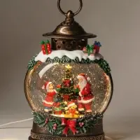 Фигурка светодиодная &laquo;Время праздника&raquo;, новогодняя, 3хААА, музыка, свет, USB, 8.5&times;17&times;25.5 см