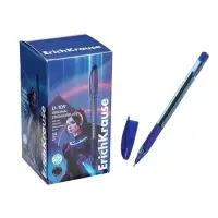 Ручка шариковая ErichKrause U-109 Original Stick&Grip, узел 1 мм, синяя