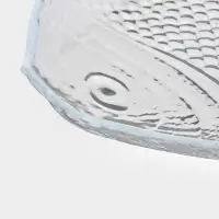 Блюдо Paşabah&ccedil;e Marine, 19.8&times;15.8 см, стекло, прозрачное