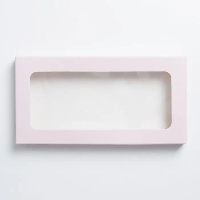 Коробка для шоколада, кондитерская упаковка, «Розовая», с окном, 17.3 х 8.8 х 1.5 см Коробка для шоколада, кондитерская упаковка, «Розовая», с окном, 17.3 х 8.8 х 1.5 см