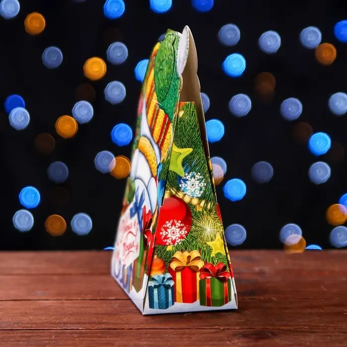 Подарочная коробка «Снеговичок», 12×6.6×14.4 см