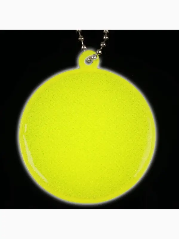 Светоотражающий элемент &laquo;Круг&raquo;, d=5 см, жёлтый