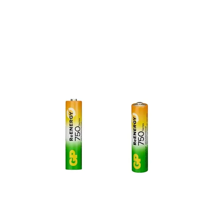 Аккумулятор GP, Ni-Mh, AAA, HR 03-2BL, 1.2 В, 750 мАч, блистер, 2 шт. Аккумулятор GP, Ni-Mh, AAA, HR 03-2BL, 1.2 В, 750 мАч, блистер, 2 шт.